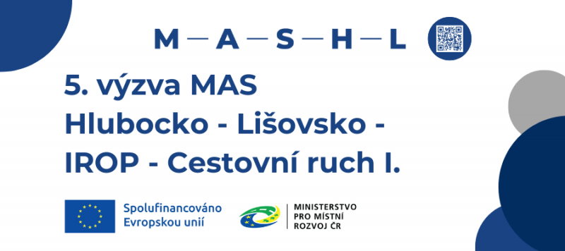 MAS Hlubocko – Lišovsko vyhlásí 5. výzvu k předkládání projektových záměrů v rámci IROP – Cestovní ruch I.