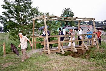 Vltavská pěší stezka v lokalitě Hluboká – Zámostí