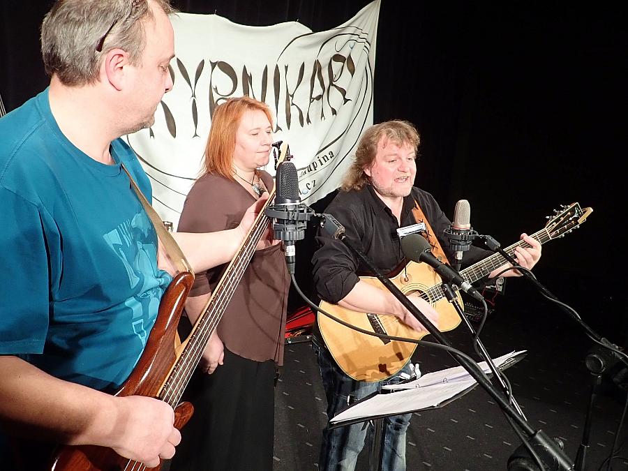Rybníkáři a jejich host v Klubu Nanečisto