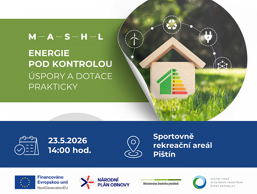 Pištín - Energie pod kontrolou: Úspory a dotace prakticky