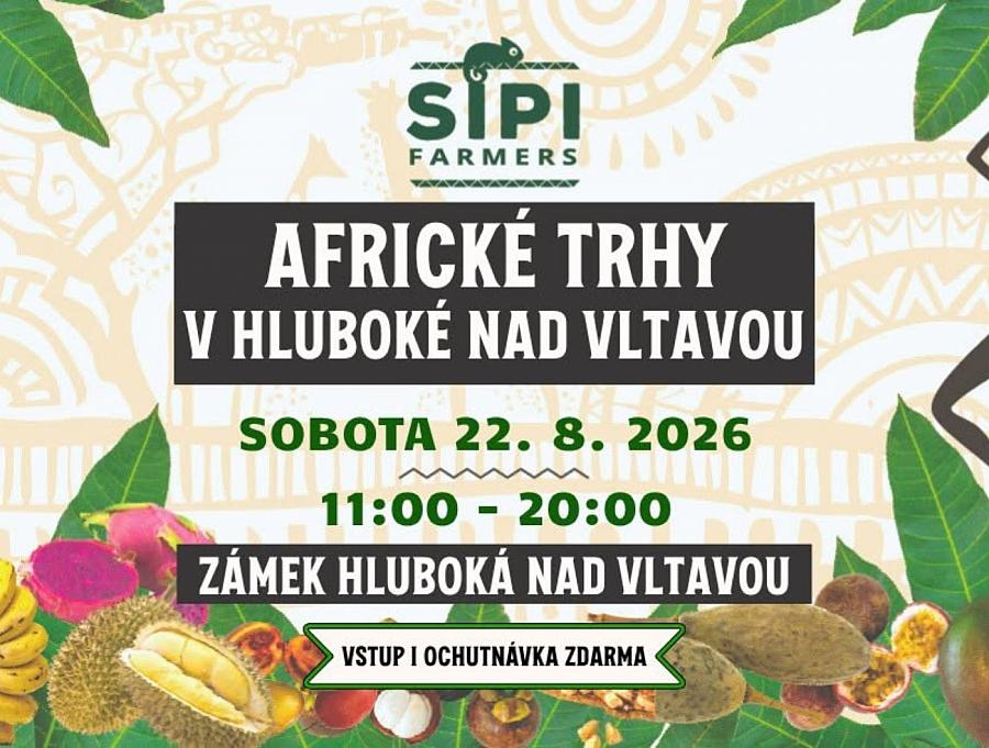 Africké trhy na zámku Hluboká
