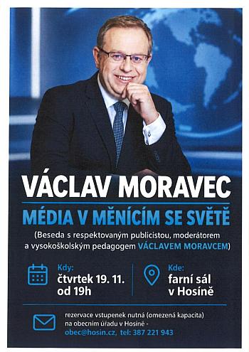 Média v měnícím se světě – beseda s Václavem Moravcem