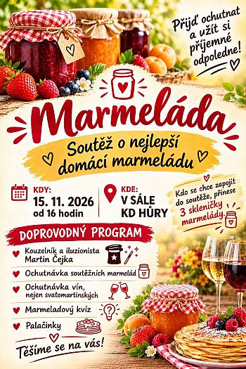 Marmeláda – soutěž o nejlepší domácí marmeládu